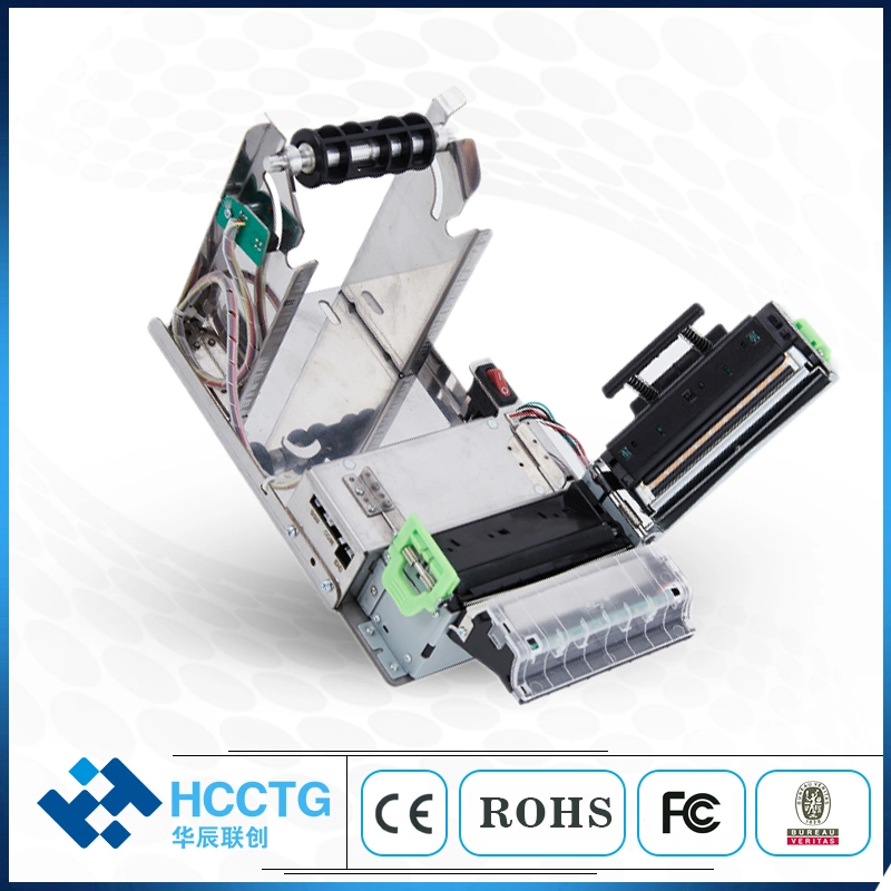 80mm Thermal Line Guillotine Auto Cutter 200mm Thermo Embedded Kiosk Receipt Printer (HCC-EU807)