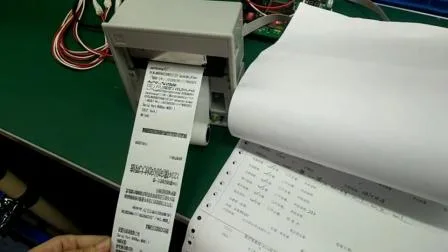 Étiquette de code à barres de 2 pouces expédiant une imprimante thermique à autocollant direct de 110 mm avec coupeur automatique pour l'industrie de la logistique express